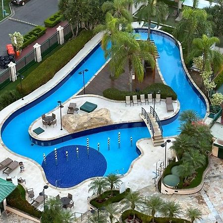 Flat Com Vista Panoramica -15- Na Barra Da Tijuca - Estacionamento Gratuito - Frigobar - Ar Condicionado - Piscina - Academia - Balsa Para Praia Gratis - Varanda - Vista Parcial Mar E Lagoa Ρίο ντε Τζανέιρο Εξωτερικό φωτογραφία
