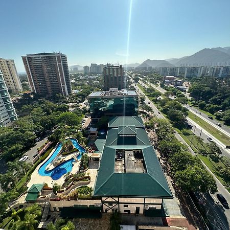 Flat Com Vista Panoramica -15- Na Barra Da Tijuca - Estacionamento Gratuito - Frigobar - Ar Condicionado - Piscina - Academia - Balsa Para Praia Gratis - Varanda - Vista Parcial Mar E Lagoa Ρίο ντε Τζανέιρο Εξωτερικό φωτογραφία
