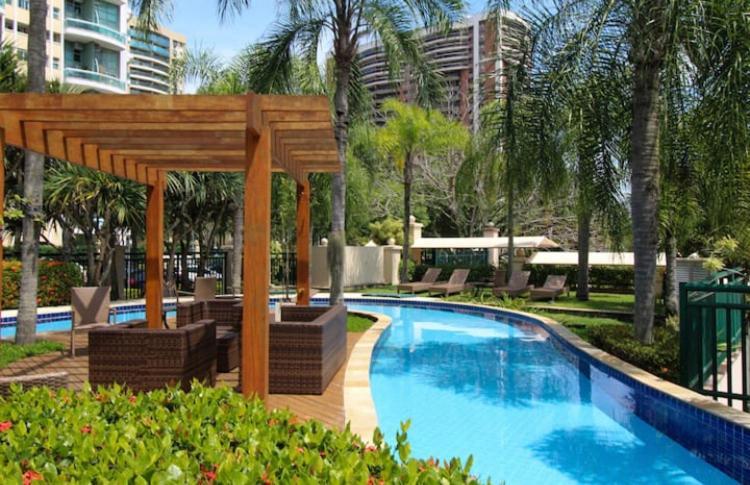 Flat Com Vista Panoramica -15- Na Barra Da Tijuca - Estacionamento Gratuito - Frigobar - Ar Condicionado - Piscina - Academia - Balsa Para Praia Gratis - Varanda - Vista Parcial Mar E Lagoa Ρίο ντε Τζανέιρο Εξωτερικό φωτογραφία