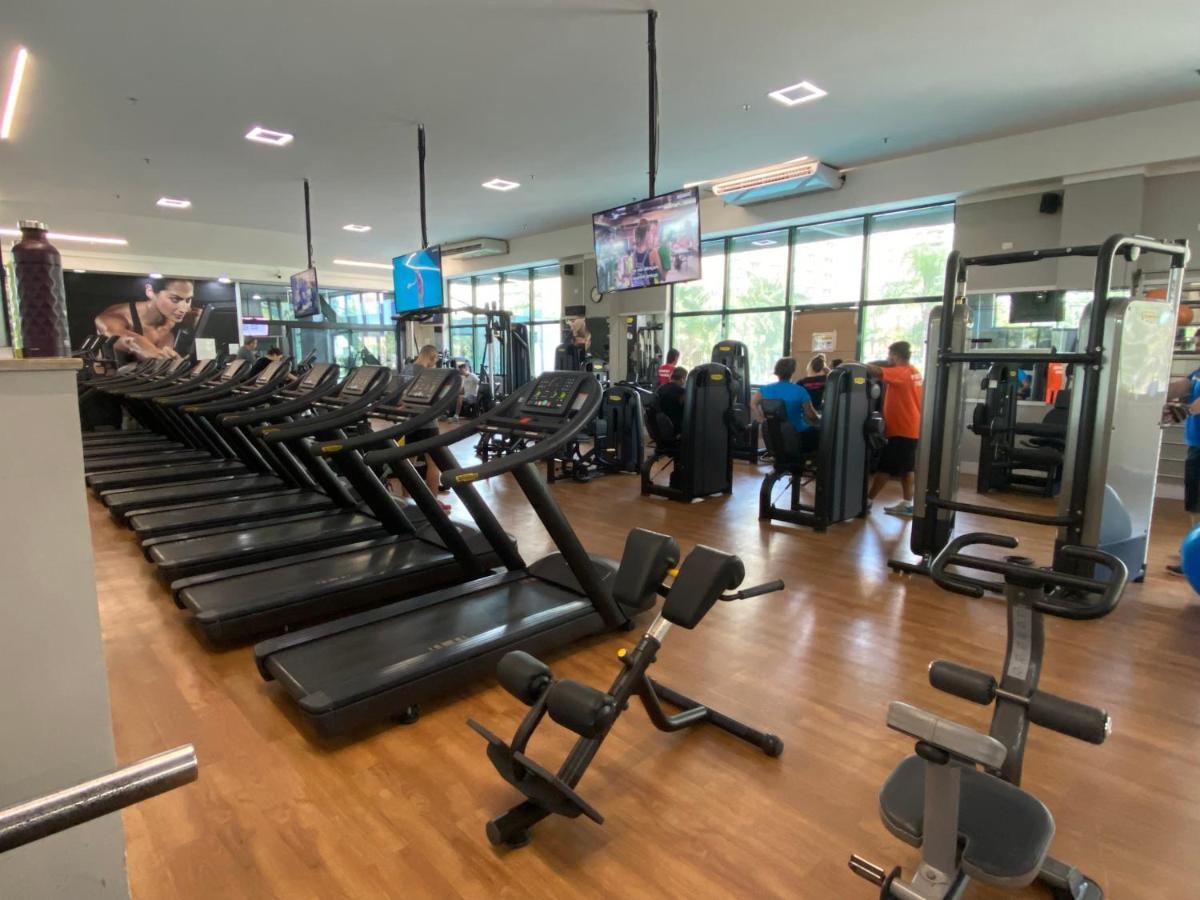 Flat Com Vista Panoramica -15- Na Barra Da Tijuca - Estacionamento Gratuito - Frigobar - Ar Condicionado - Piscina - Academia - Balsa Para Praia Gratis - Varanda - Vista Parcial Mar E Lagoa Ρίο ντε Τζανέιρο Εξωτερικό φωτογραφία
