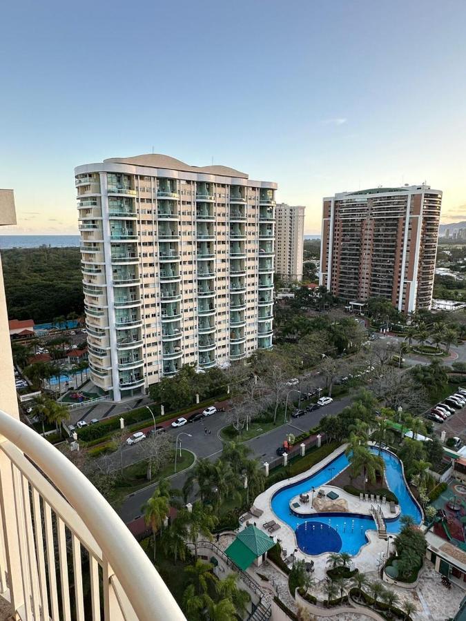 Flat Com Vista Panoramica -15- Na Barra Da Tijuca - Estacionamento Gratuito - Frigobar - Ar Condicionado - Piscina - Academia - Balsa Para Praia Gratis - Varanda - Vista Parcial Mar E Lagoa Ρίο ντε Τζανέιρο Εξωτερικό φωτογραφία