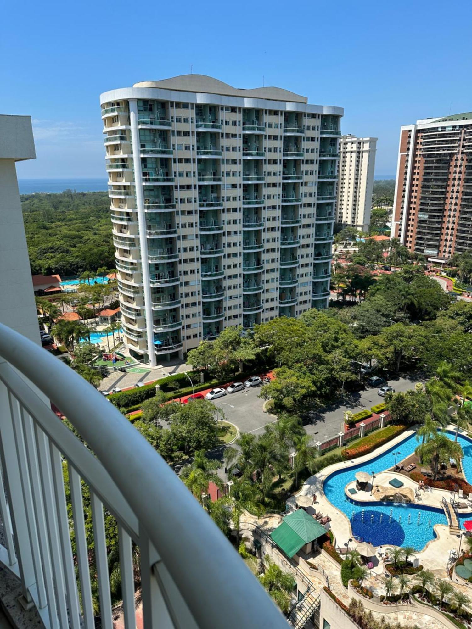 Flat Com Vista Panoramica -15- Na Barra Da Tijuca - Estacionamento Gratuito - Frigobar - Ar Condicionado - Piscina - Academia - Balsa Para Praia Gratis - Varanda - Vista Parcial Mar E Lagoa Ρίο ντε Τζανέιρο Εξωτερικό φωτογραφία