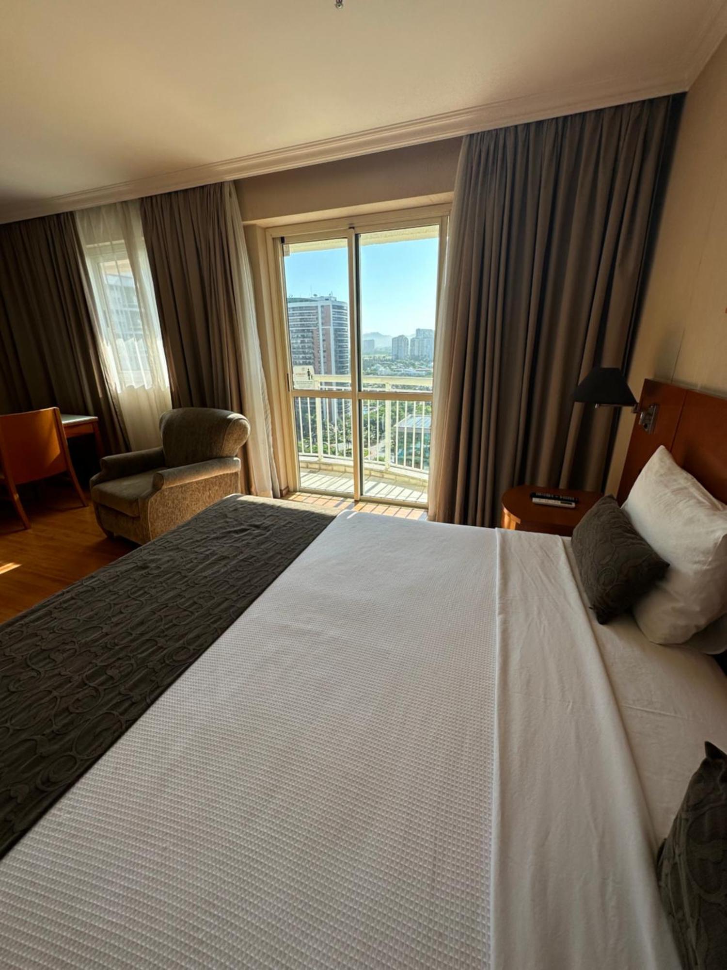 Flat Com Vista Panoramica -15- Na Barra Da Tijuca - Estacionamento Gratuito - Frigobar - Ar Condicionado - Piscina - Academia - Balsa Para Praia Gratis - Varanda - Vista Parcial Mar E Lagoa Ρίο ντε Τζανέιρο Εξωτερικό φωτογραφία