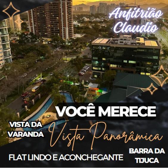 Flat Com Vista Panoramica -15- Na Barra Da Tijuca - Estacionamento Gratuito - Frigobar - Ar Condicionado - Piscina - Academia - Balsa Para Praia Gratis - Varanda - Vista Parcial Mar E Lagoa Ρίο ντε Τζανέιρο Εξωτερικό φωτογραφία