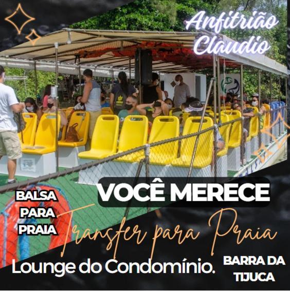 Flat Com Vista Panoramica -15- Na Barra Da Tijuca - Estacionamento Gratuito - Frigobar - Ar Condicionado - Piscina - Academia - Balsa Para Praia Gratis - Varanda - Vista Parcial Mar E Lagoa Ρίο ντε Τζανέιρο Εξωτερικό φωτογραφία